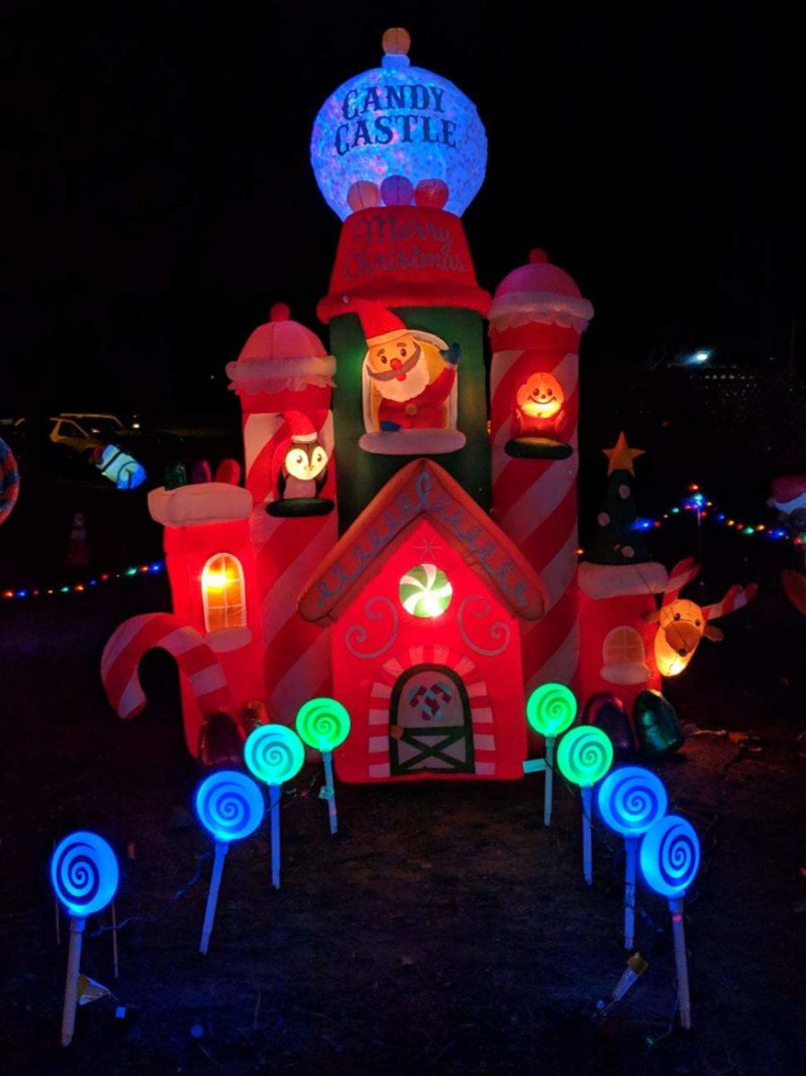 Christmas Lights on the Farm