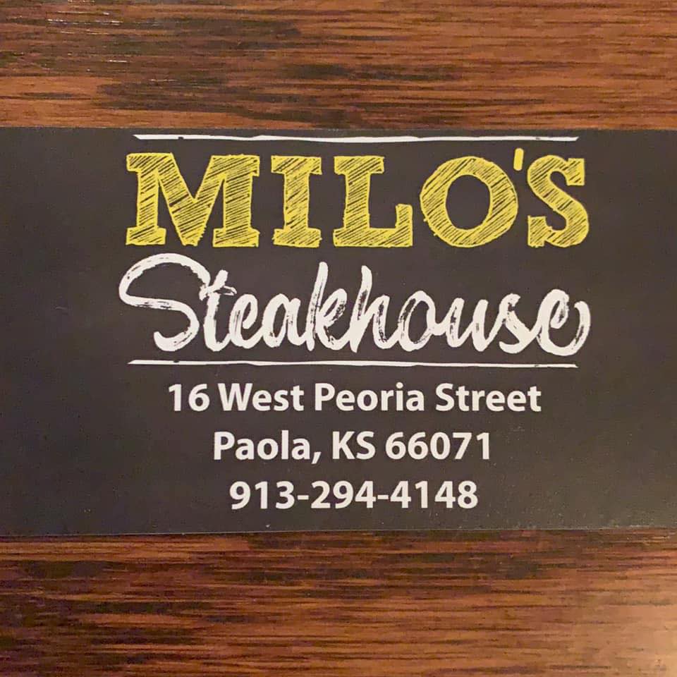Milo's Steakhouse Paola KS, 66071
