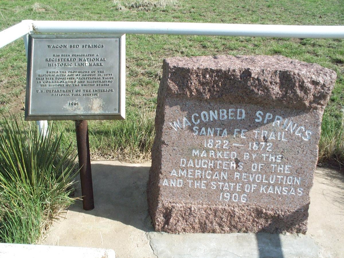 Wagon Bed Springs on the Santa Fe Trail Ulysses KS, 67880
