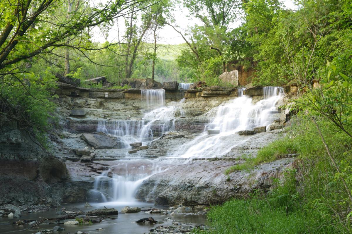 Chase Lake Falls - Cottonwood Falls KS, 66845