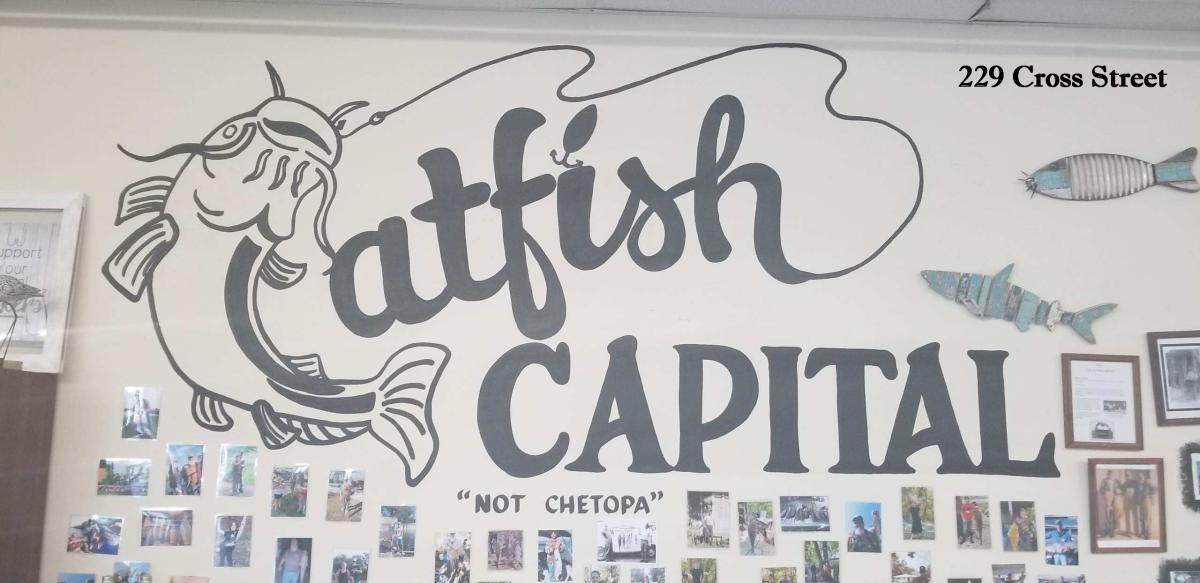 Catfish Capital Mural Burlington KS, 66839