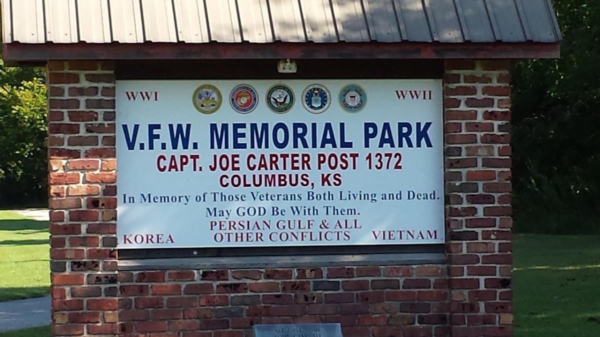 VFW Park Campground Columbus KS, 66725