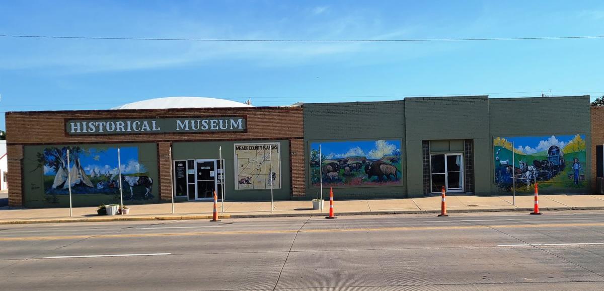Mead County Historical Museum Mural Meade KS, 678640893