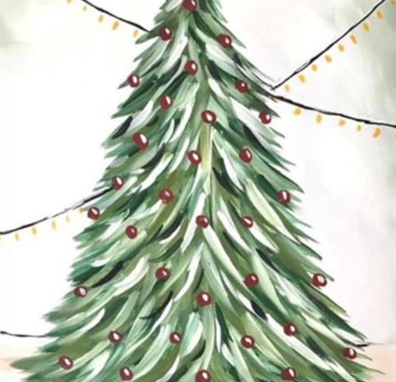 Holiday Paint & Sip: Christmas Tree Charcuterie Board