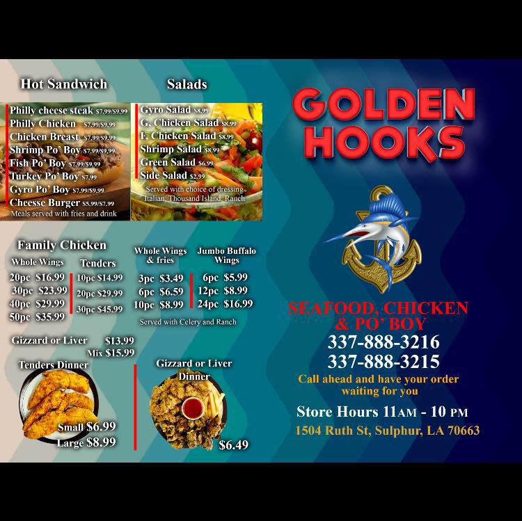 Golden Hooks Sulphur, LA