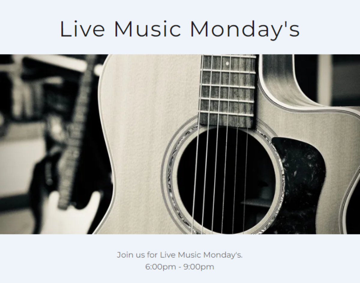 The Getaway at The French Country Inn: Music Mondays @ The Getaway