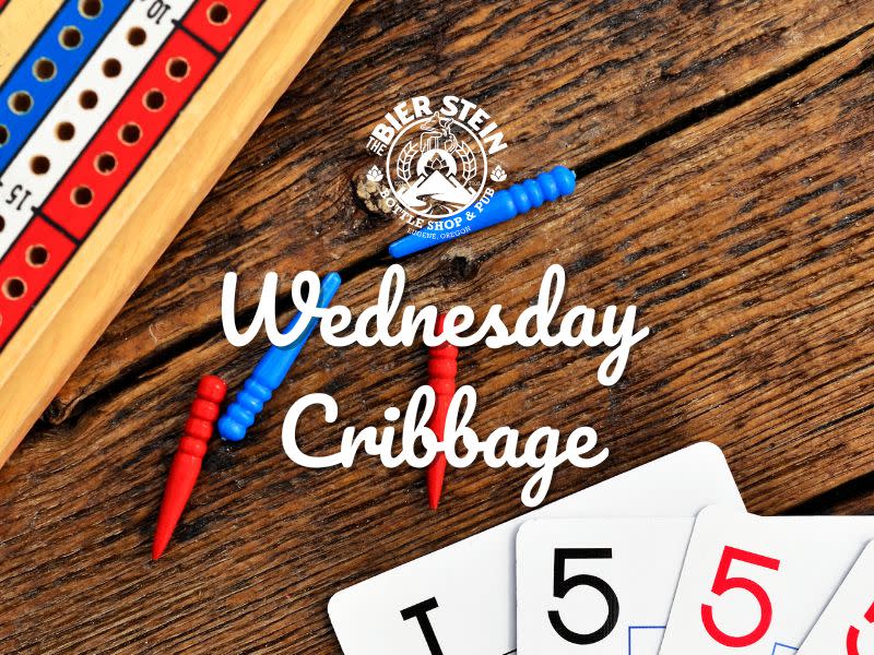Flyer or photo for Cribbage Night at The Bier Stein