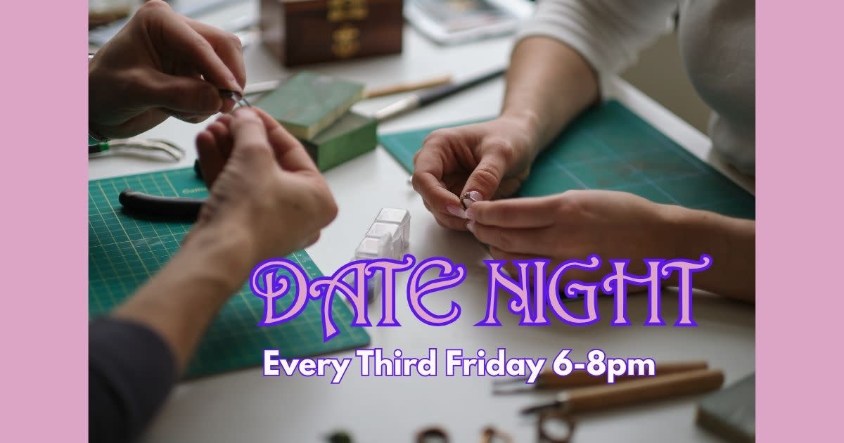 Flyer or photo for Date Night at the Studio
