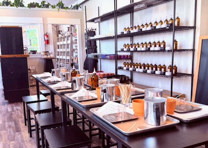 Flyer or photo for DIY Candle Making at Farm Kitchen Candle Co.