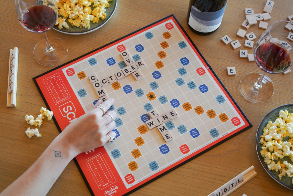 Flyer or photo for Come Over October: Game Night at Sweet Cheeks Winery