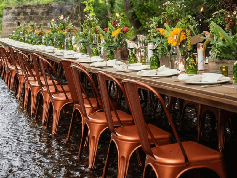 Flyer or photo for Dinner in the Creek
