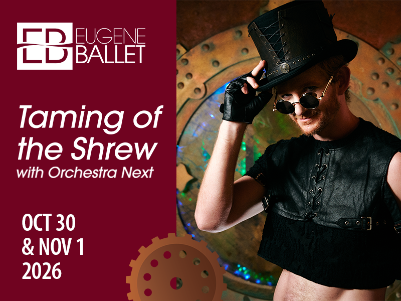 Flyer or photo for Eugene Ballet's Taming of the Shrew