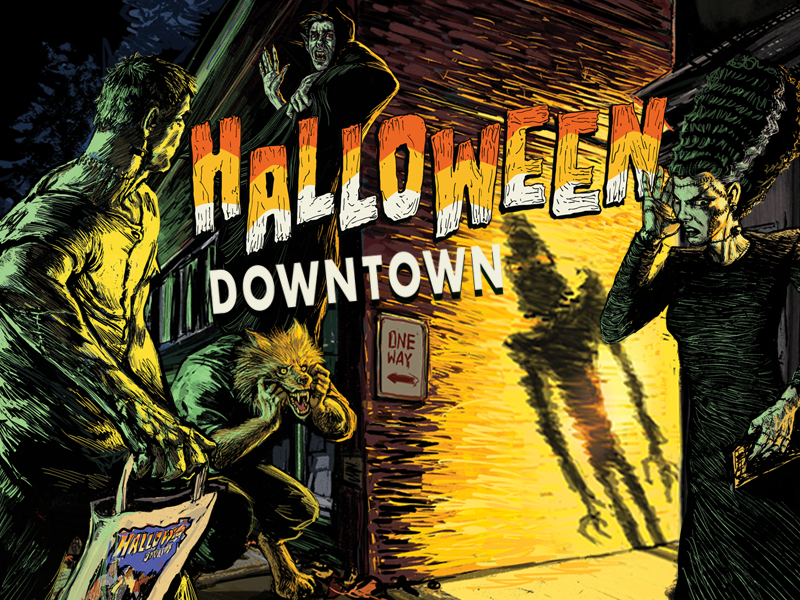 Flyer or photo for Halloween Downtown