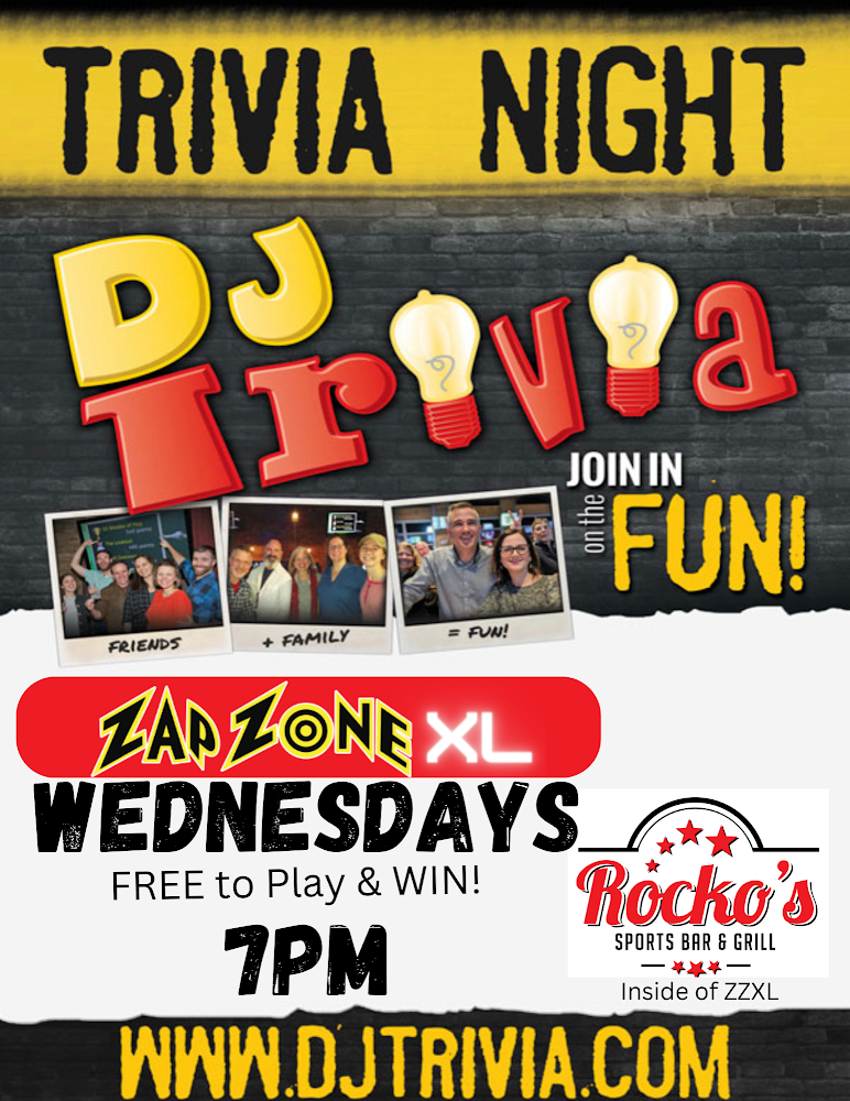 DJ Trivia at Zap Zone XL