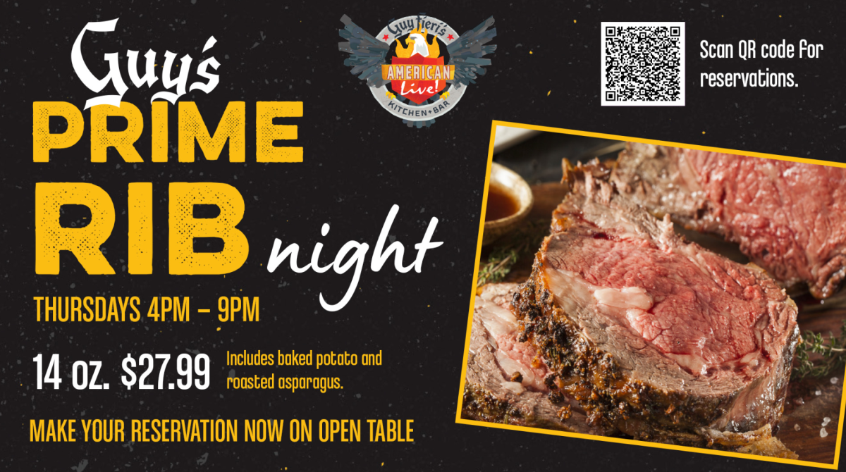 Live! Guy Fieri Prime Rib Night Greensburg, PA