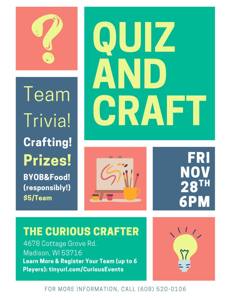 Quiz & Craft Trivia Night - Black Friday Edition! | Madison, WI