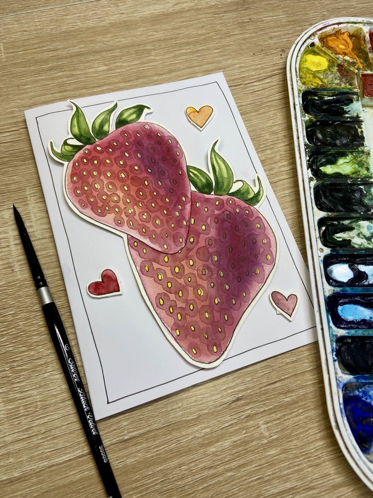 Paint & Sip at Delta Beer Lab: Strawberries | Madison, WI
