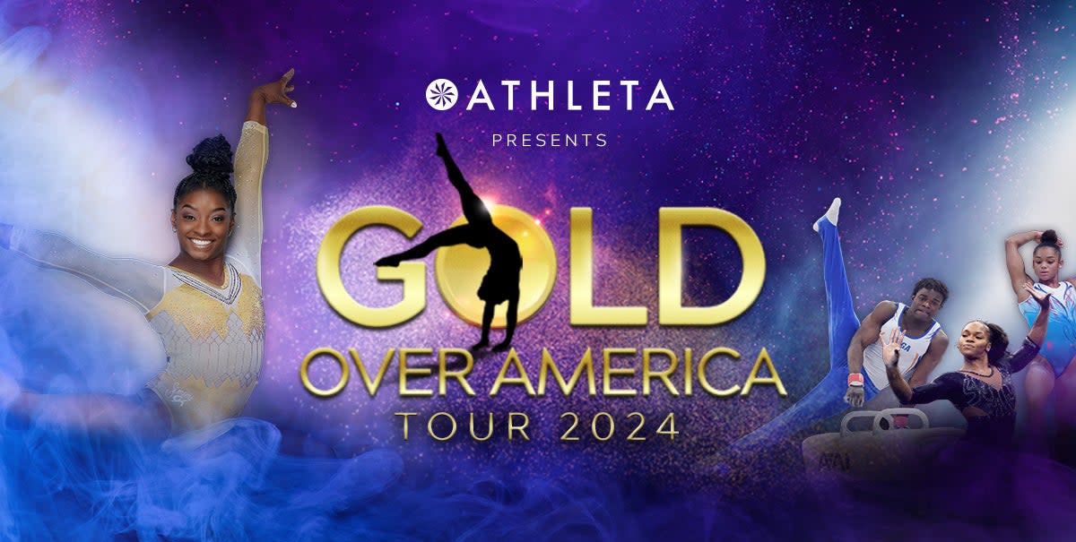 SIMONE BILES AND ATHLETA PRESENTS GOLD OVER AMERICA TOUR 2024