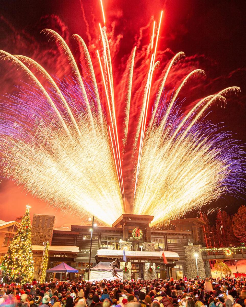 New Years Eve Fireworks in the Village