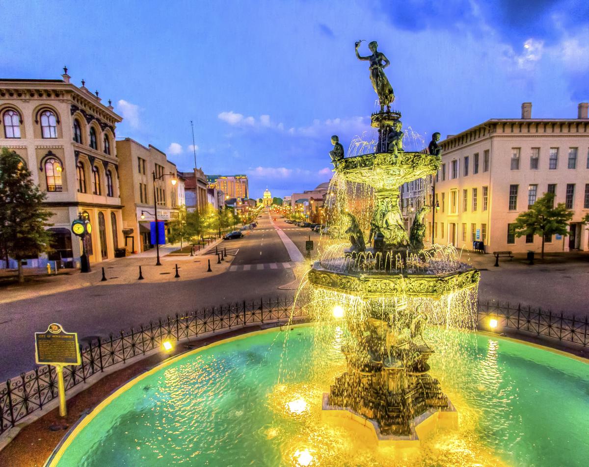 Court Square Fountain Montgomery AL