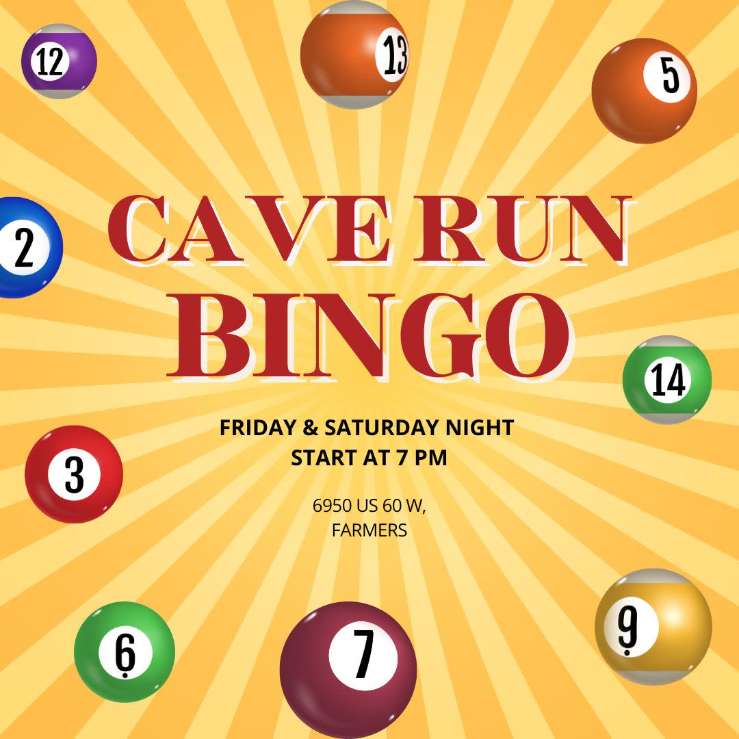 Cave Run BINGO!
