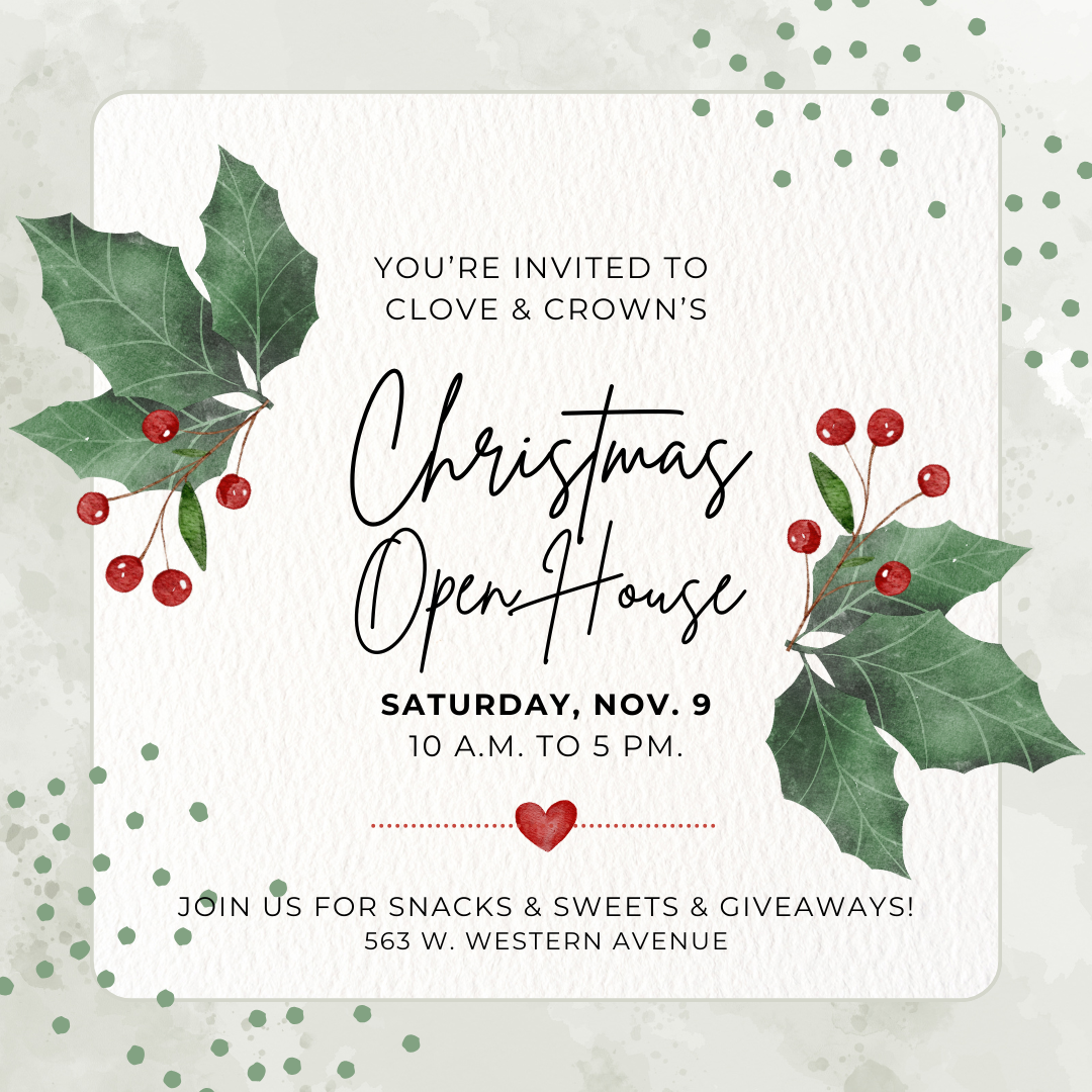 Christmas Open House at Clove and Crown