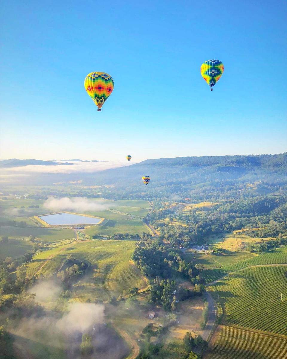 Enhanced Hot Air Balloon Flight Rate at Napa Valley Aloft Balloon Rides