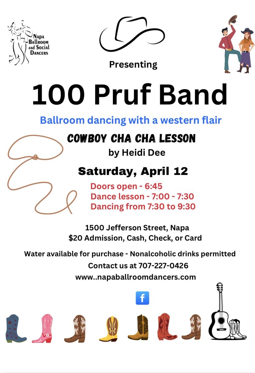 Napa Ballroom and Social Dancers Dance