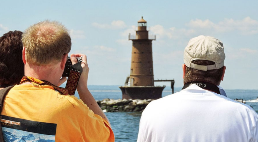 View Lighthouses on The National Lighthouse Museum’s Fall Foliage Tour up The...
