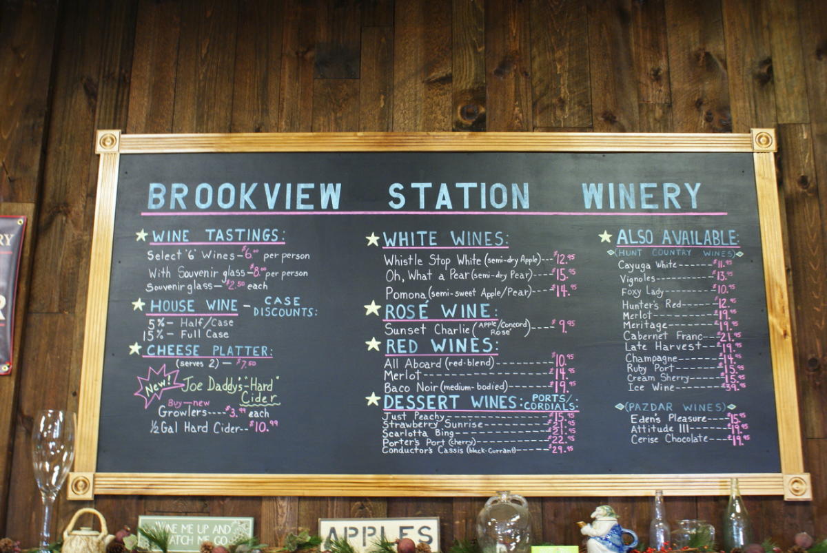 Brookview Station Winery Castleton, NY 12033
