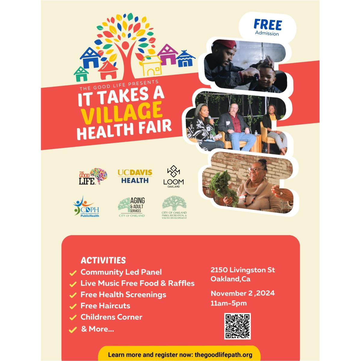 It Takes a Village Free Health Fair Oakland, CA