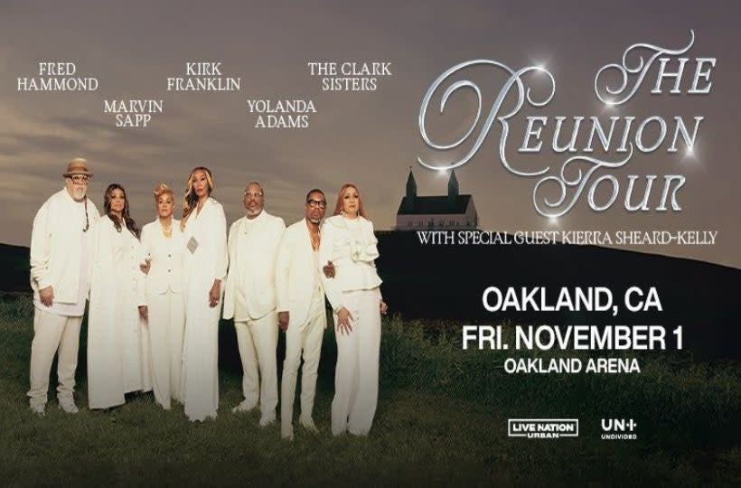 Kirk Franklin REUNION TOUR 2024 at the Oakland Arena Oakland, CA