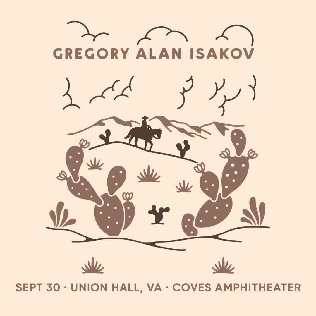 Gregory Alan Isakov Union Hall, VA 24176