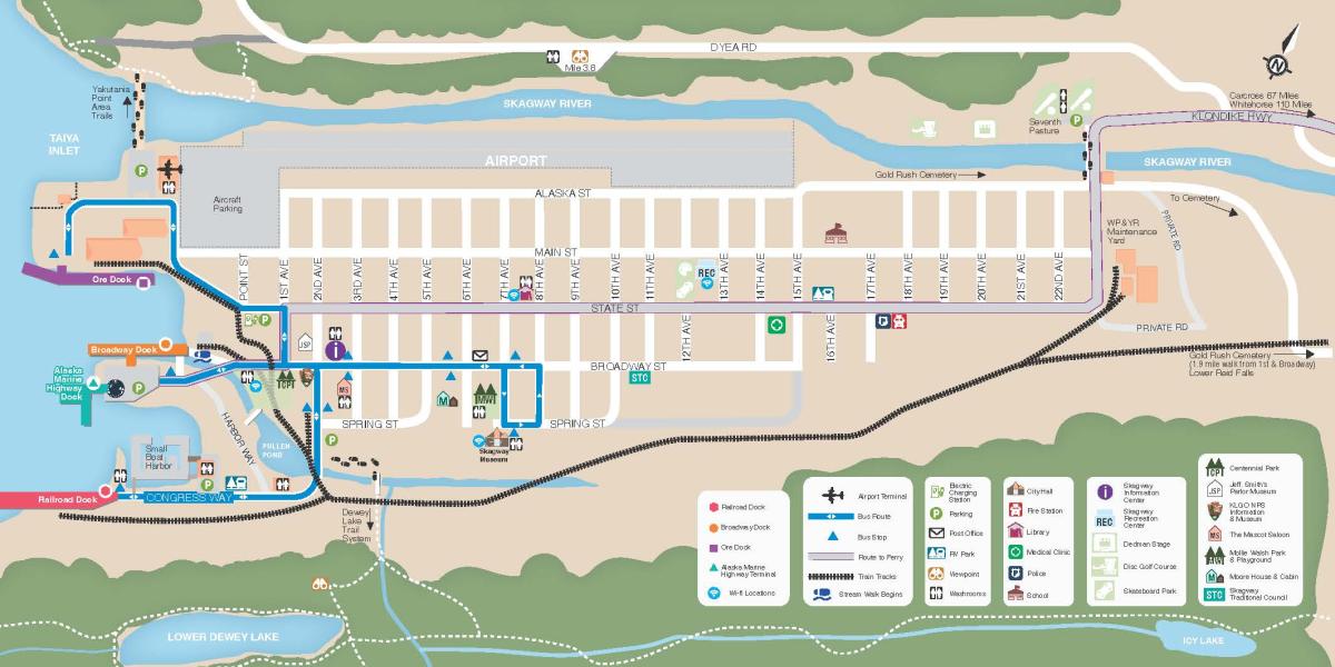 Skagway Municipal and Regional Transit SMART bus