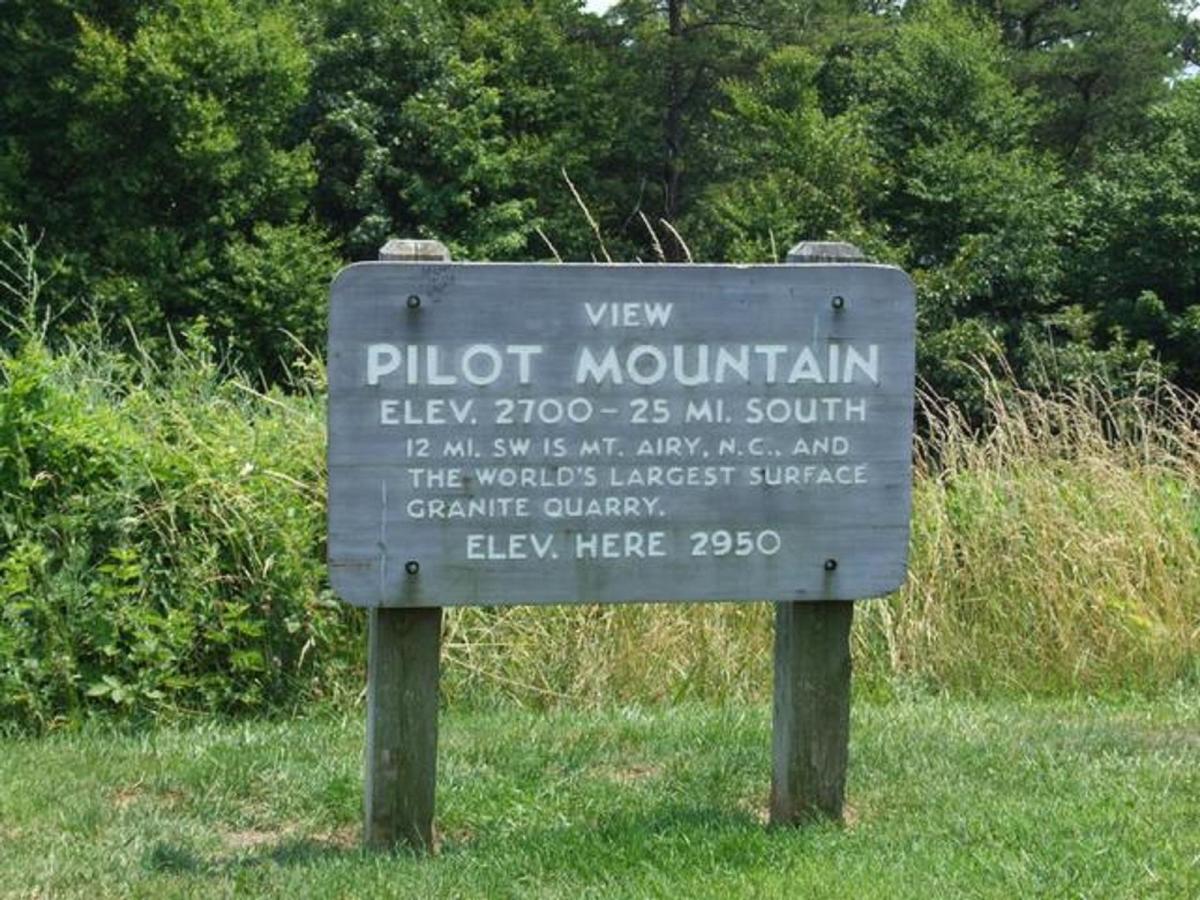 Pilot Ridge Overlook Pilot Mountain Scenic Overlook