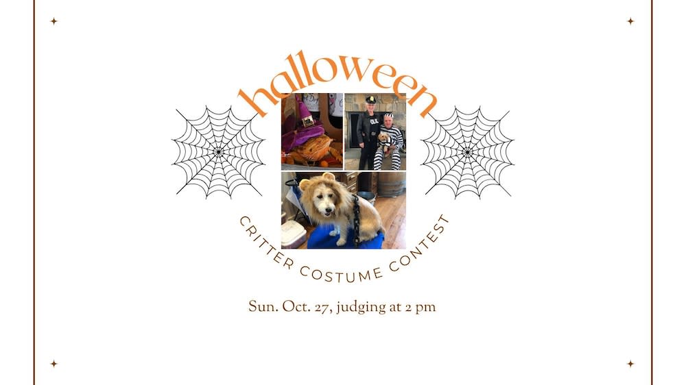 Annual Halloween Critter Costume Contest Annual Halloween Critter Costume Contest