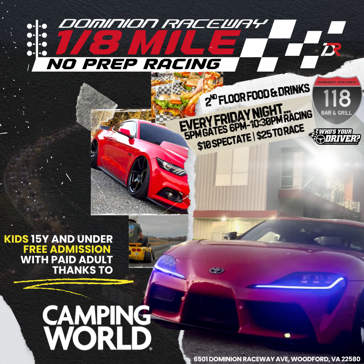 No Street Racing Friday Night No Prep Street Racing