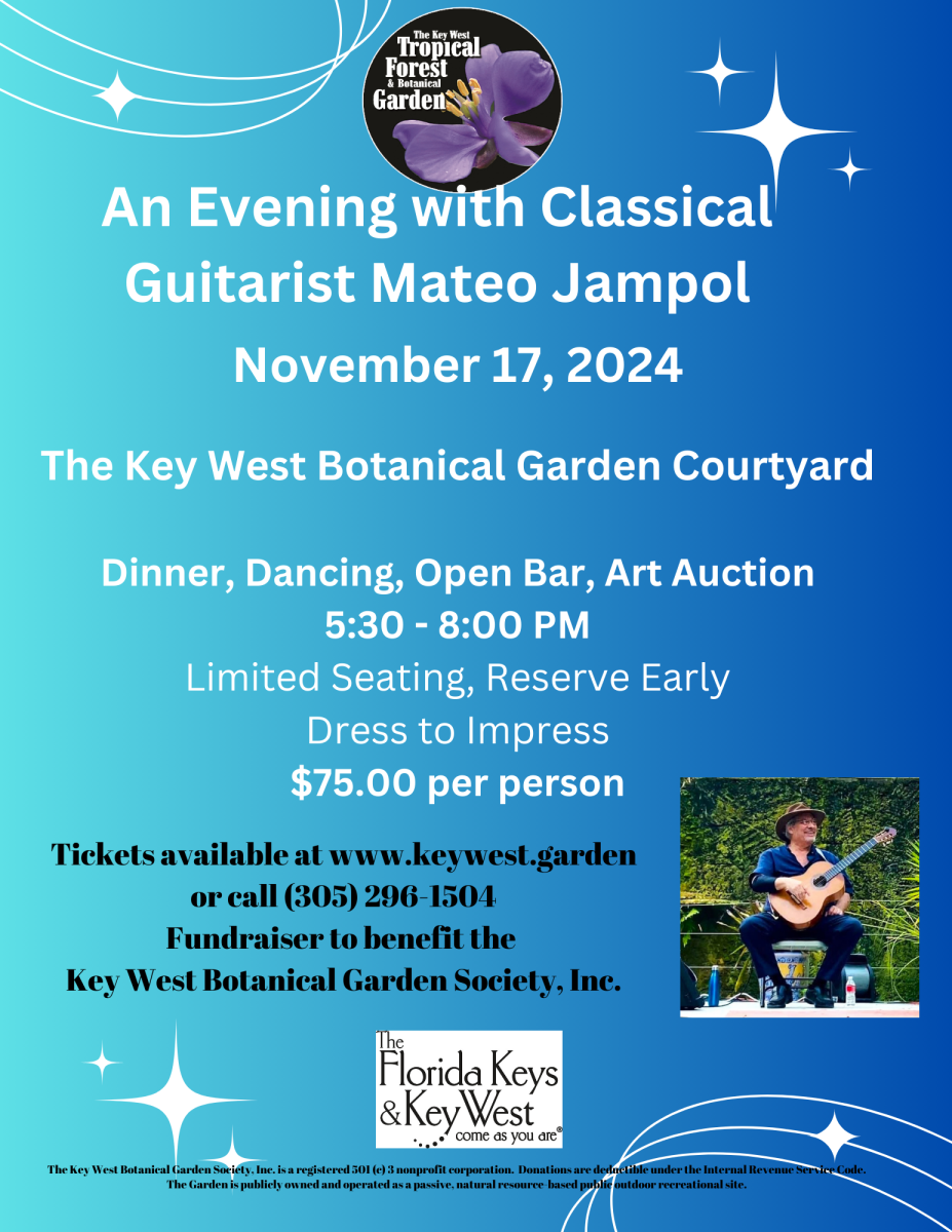 An Evening Concert in the Garden with Mateo Jampol in Key West VISIT