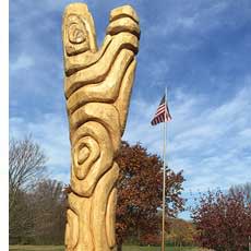 Ash Tree Carving