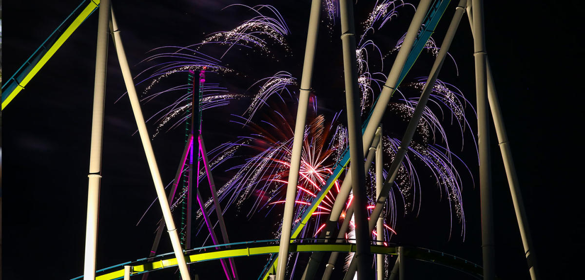 Labor Day Fireworks at Carowinds