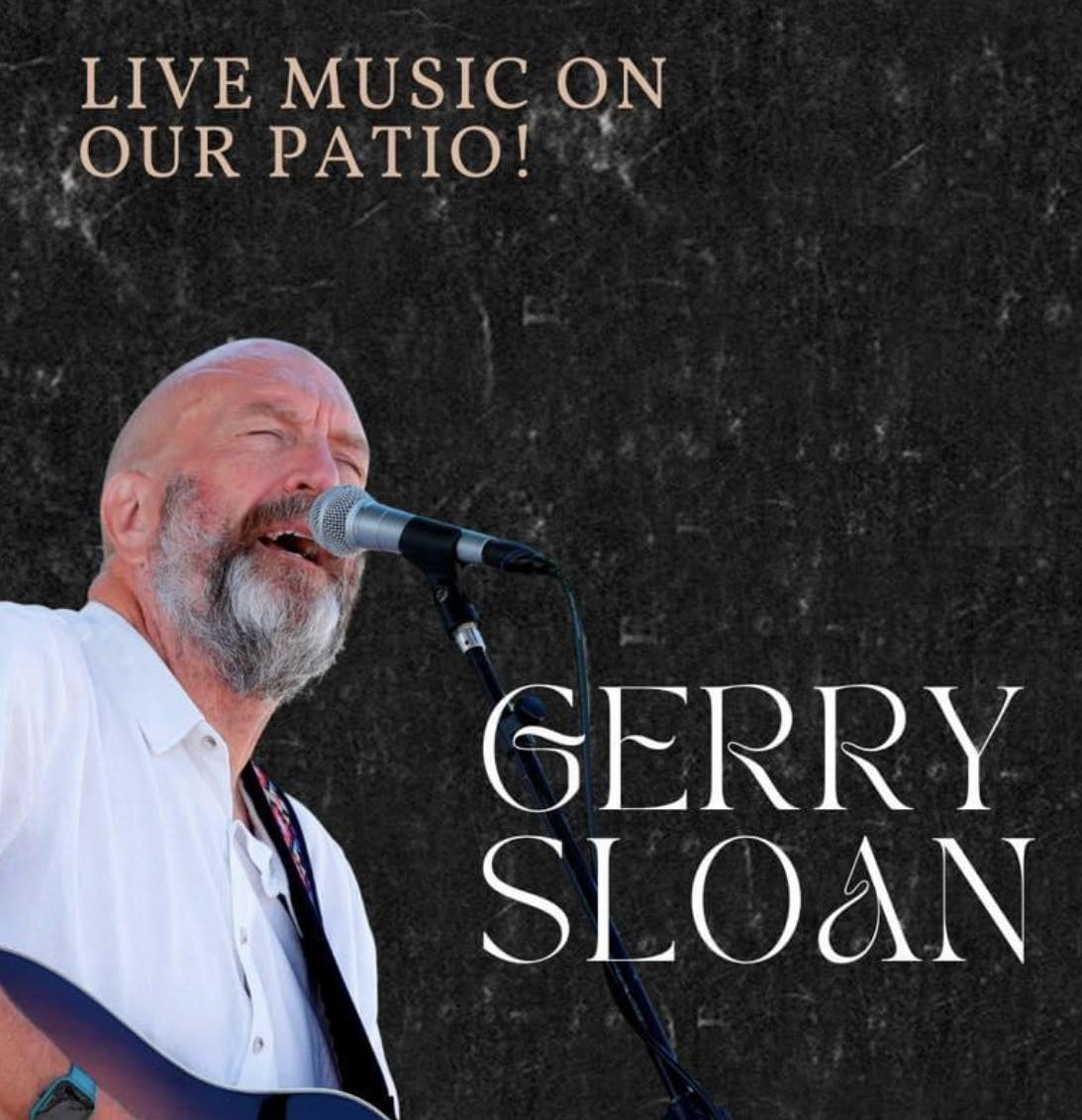 Live music by Gerry Sloan at Harbor Ridge Winery