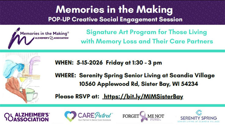 Memories in the Making – a Signature Art Program for Those Living with Memory Loss and Their Care Partners
