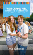 Cover of 2025 Chapel Hill/Orange County Official Visitors Guide