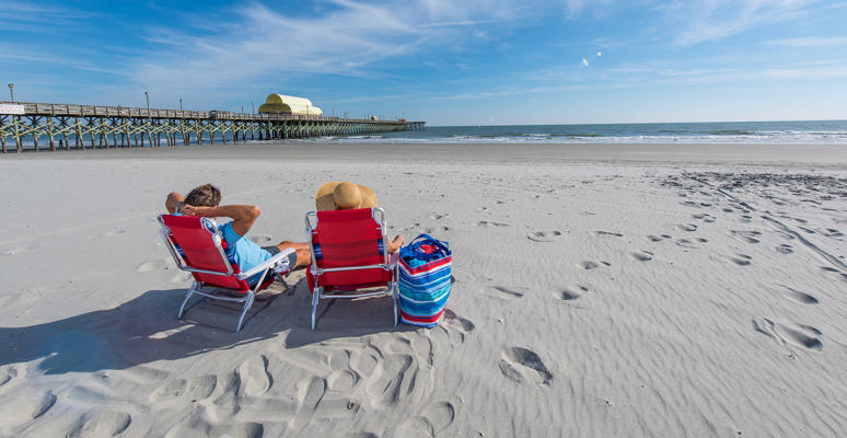 South Carolina Throw Pillow Multicolor Myrtle Beach SC Vacation and Beach Gear Myrtle Beach Golf 18x18 