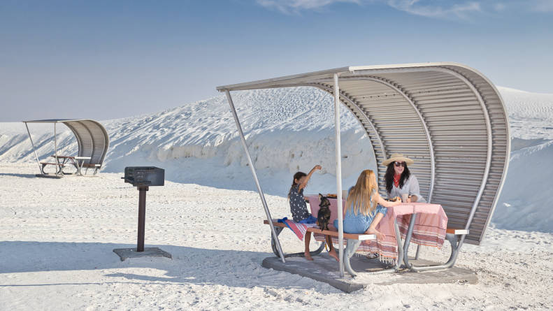 Best Place For A Picnic At White Sands National Park