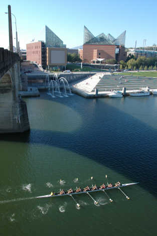 Rowing on the Riverfront