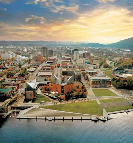 Riverfront Scenic Aerial