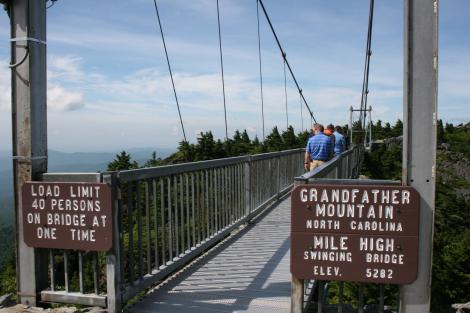 Mile High Swinging Bridge | Grandfather Mountain