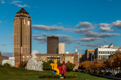 John and Mary Pappajohn Sculpture Park Downtown Des Moines