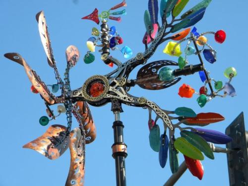 Kinetic Art Phoenix Sculpture Downtown